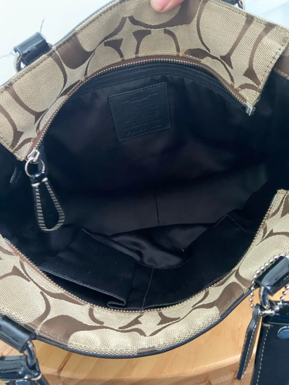Coach Coach Signature C Jacquard Laura Tote Bag